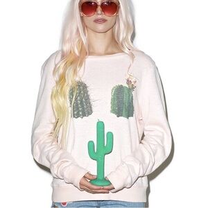 WILDFOX - HANDS OFF MY SUCCULENTS BBJ JUMPER - Size M - EUC